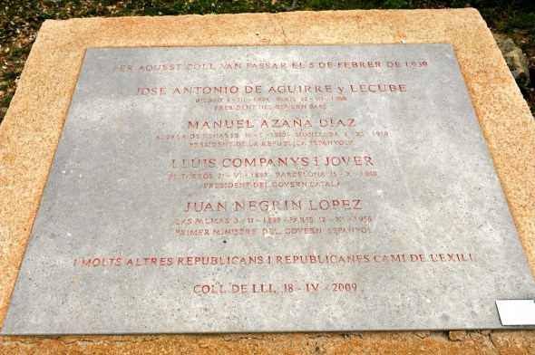 La Retirada monument