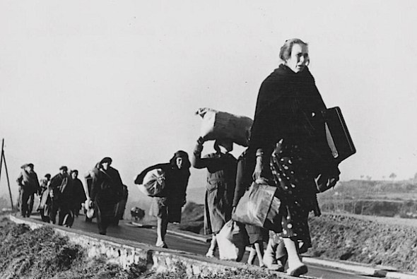 Op weg naar Madrid, oktober 1936.