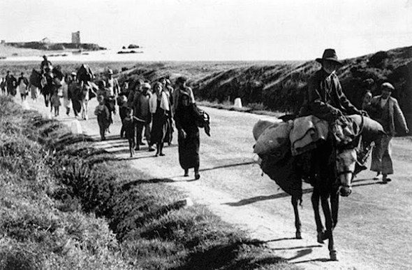 La Desbandada, februari 1937.