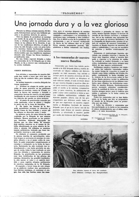 Pasaremos - Utande-front