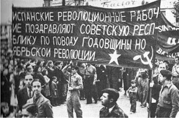 Optocht op de Ramblas