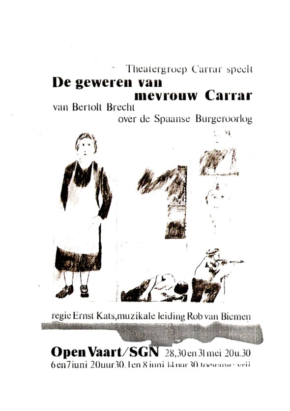 Uitvoering De Geweren Van Mevrouw Carrar