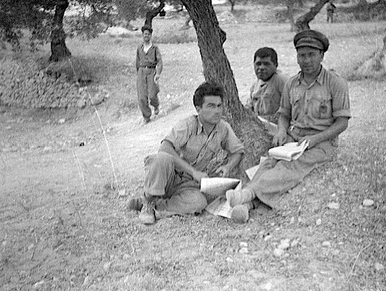 Cubaanse Interbrigadisten bij Corbera