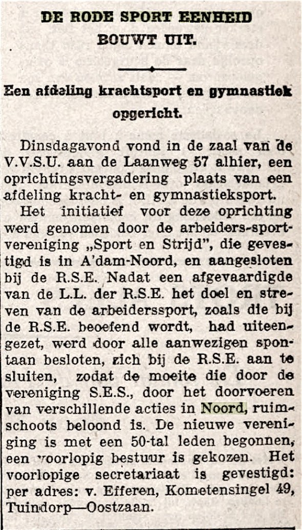 De Tribune 3 december 1935